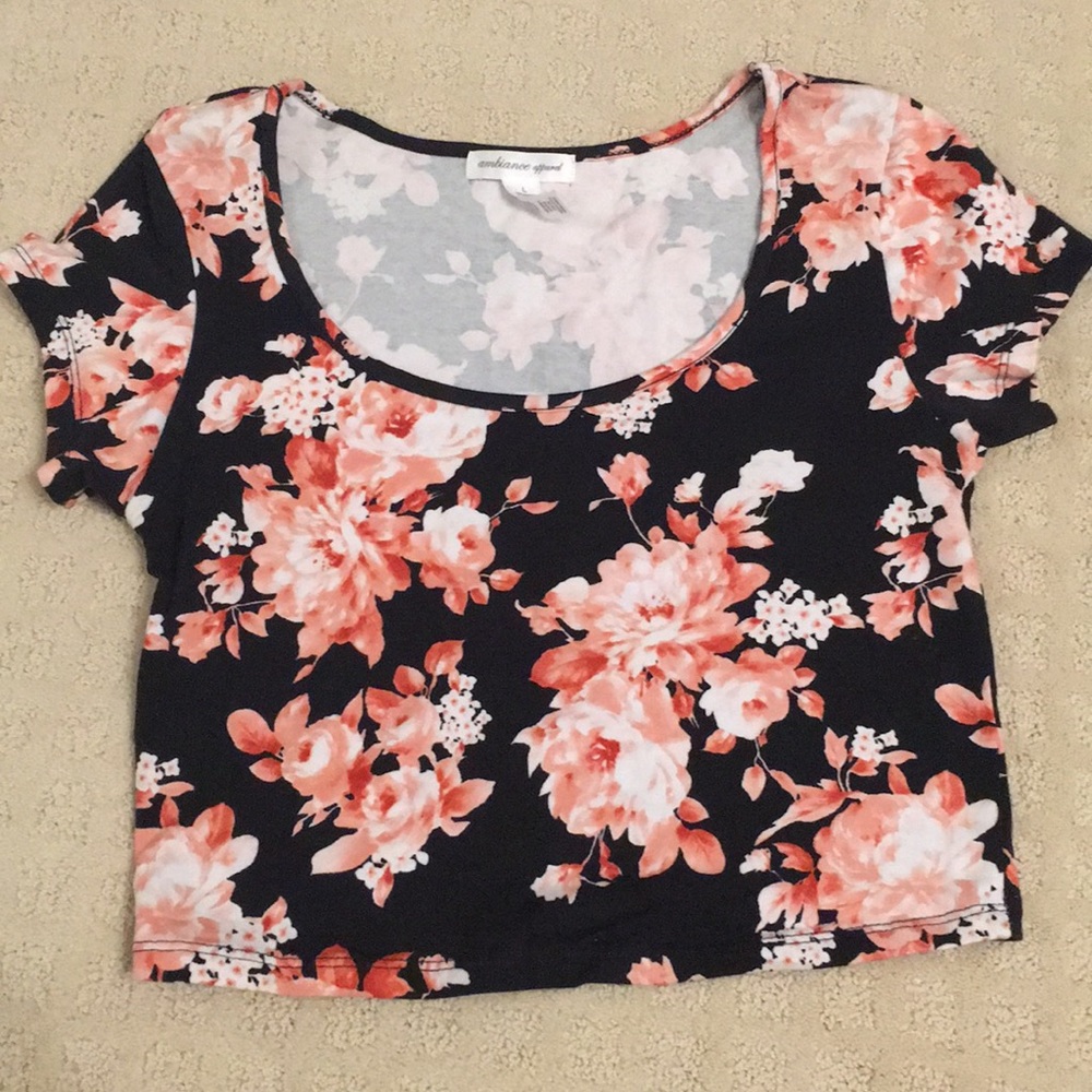 Flower crop top